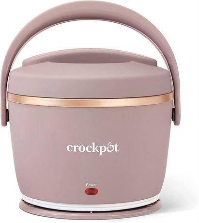 Crock-Pot Portable Food Warmer for Travel, 20-Ounce, Blush Pink