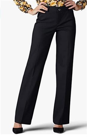 Lee Women's Flex Motion Regular Fit Trouser Pant, W10short