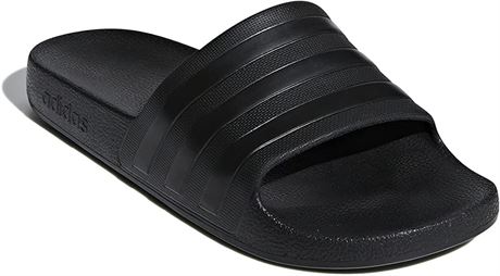 Adidas Unisex-Adult Adilette Aqua Slides Sandal, Size 9-10, Black