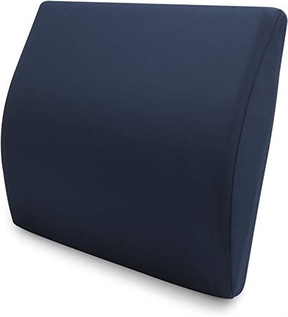 Tempur-Pedic Lumbar Support Cushion, Navy Blue, One Size