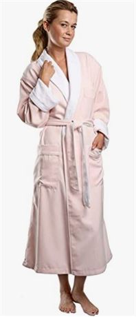 MONARCH Plush Lined Microfiber Bath Robe, Unisex, Hotel Robe, Sm