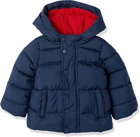 Heavyweight Hooded Puffer Jacket, Kids Medium(8)