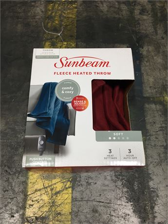 Sunbeam Royal Ultra Cabernet Heated Personal Throw