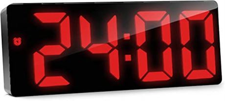 Meross LED Digital Alarm Clock with Large Numbers & Adjustable Brightness