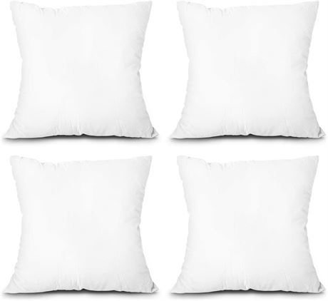 Edow Throw Pillow Insert, Set of 4