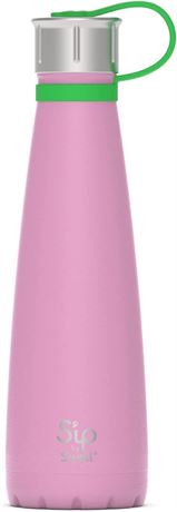 S'ip by S'well Stainless Steel Water Bottle - 15 Oz - Pink Meadow