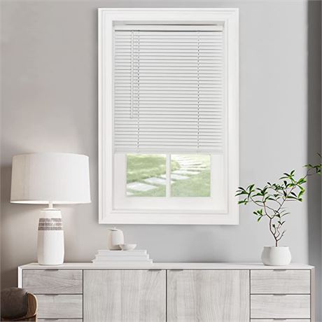 Cordless Light Filtering Mini Blind - 36 Inch Length,