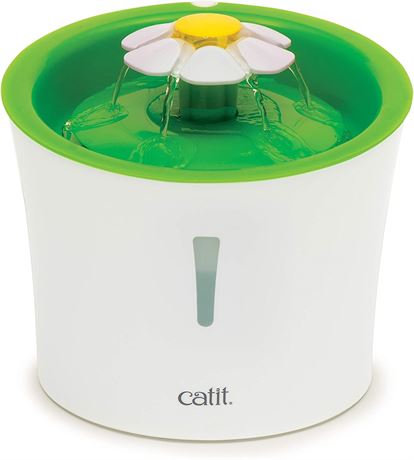 Catit Senses 2.0 Flower Fountain, Cat Drinking Water Fountain