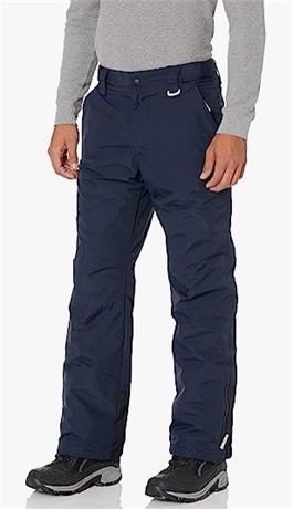 Amazon Essentials Men's Water-Resistant Insulated Snow Pant, Lg