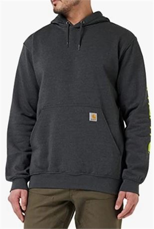 Carhartt Men's Loose Fit Midweight Logo Sleeve Graphic Sweatshirt