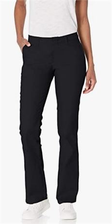 Dickies Women's Slim Fit Boot Cut Leg Twill Pant-Petite/Tall, 22R