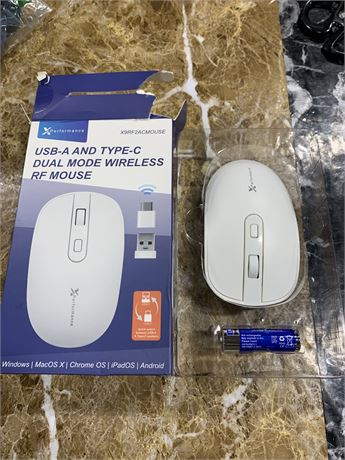 X9 Performance USB C Mouse Wireless with USB and Type C Receiver