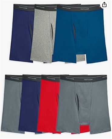 Fruit of the Loom Men's Coolzone Boxer Briefs (Assorted Colors), 4X-Lg