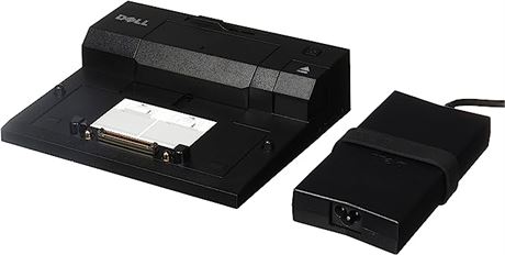 Dell Pro3x USB 2.0 E-Port Replicator with 130-Watt Power Adapter Cord