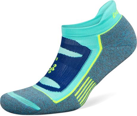 Balega Blister Resist Performance No Show Athletic Running Socks, Size L, Aqua