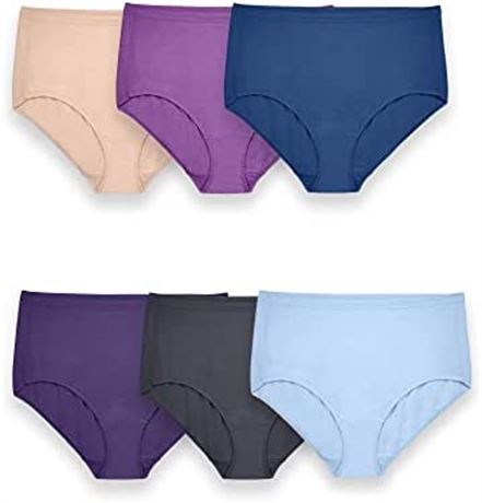 Fruit of the Loom Women's Fit for Me Plus Size Underwear