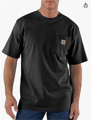 Carhartt Men's Loose Fit Heavyweight Short-Sleeve Pocket T-Shirt, 4X-Lg - Grey