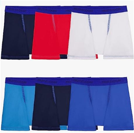 Fruit of the Loom Boys' 360 Stretch Boxer Briefs, 4T-5T