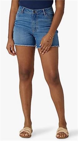 Wrangler Women's 4" Fray Jean Short, 8