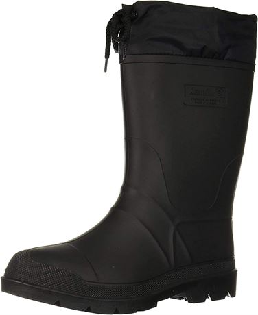 Kamik Men's Forester Insulated Rubber Boots, Size 11, Black