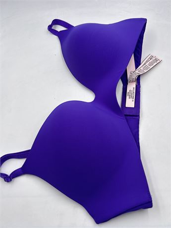 Victoria Secret - T-Shirt Lightly Lined Wireless Bra - Purple- 34C