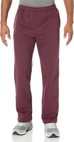 Amazon Essentials Men's Fleece Sweatpants, XXL, Burgundy