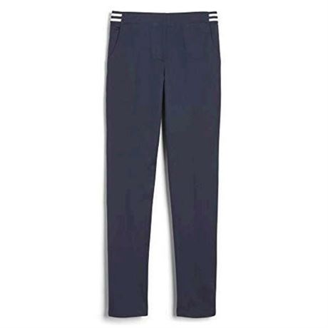 French Toast Girls' Elastic Waist Pull-on Pants, Navy, Size 12