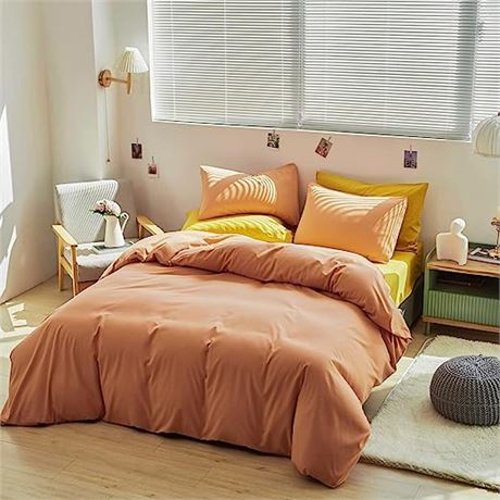 Home Collections Comforter, California King, Burnt Orange/Peach