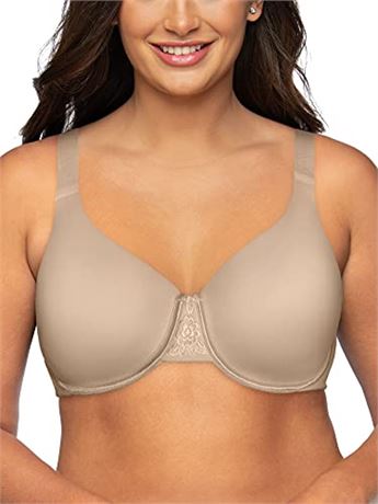 Vanity Fair Women's Full Figure Beauty Back Smoothing Bra, 34G