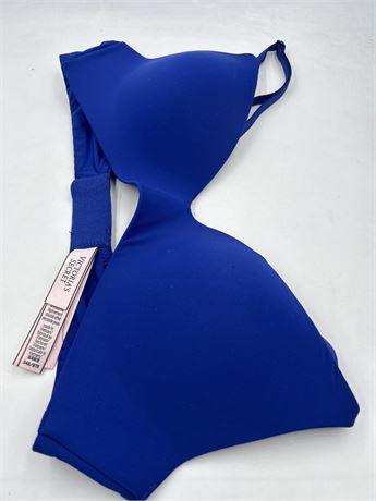 Victoria Secret - T-Shirt Lightly Lined Wireless Bra - blue - 34B