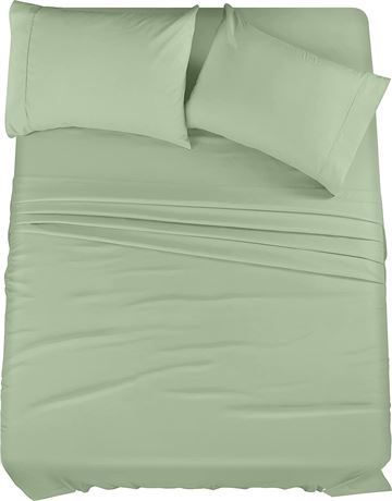 Utopia Bedding 4-Piece Sheet Set, Queen, Sage