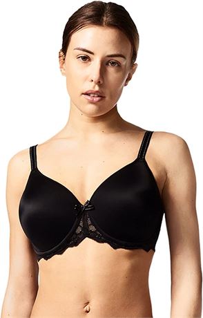 Chantelle womens Rive Gauche Full Coverage Smooth Bra, Black 32 F