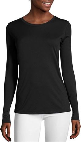 Hanes Women's Sport Cool Dri Long Sleeve Crewneck T-Shirt