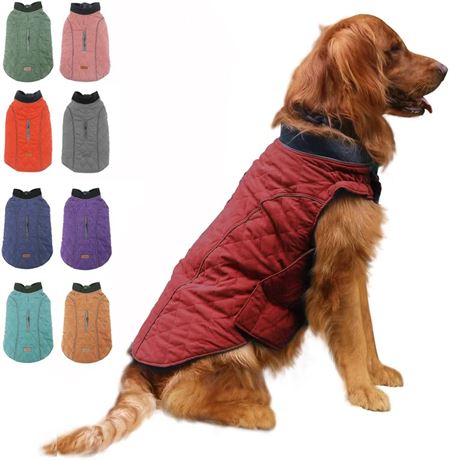 EMUST Dog Winter Jacket, XL Red