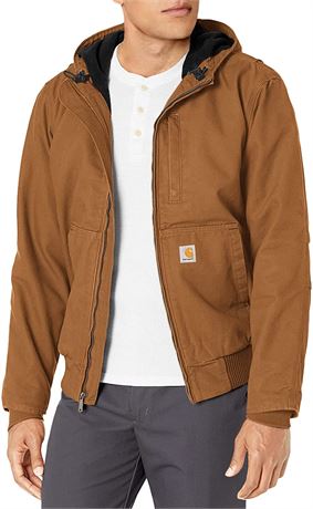 Carhartt Full Swing Loose Fit Washed Duck Fleece-Lined Active Jacket