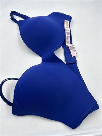 Victoria Secret - T-Shirt Lightly Lined Wireless Bra - Blue - 34C