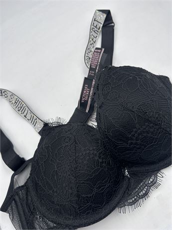 Victoria Secret - Wired Push Up Bra - Black 32A