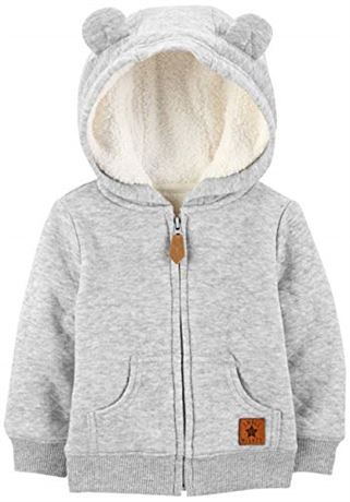 Simple Joys by Carter's Baby Boys' Hooded Sweater Jacket 0-3 Months