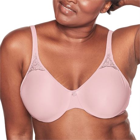 Bali womens Passion for Comfort Minimizer Bra, 34DD, Hush Pink