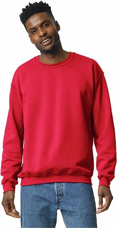 Gildan Adult Crewneck Sweatshirt, red, X-Lg