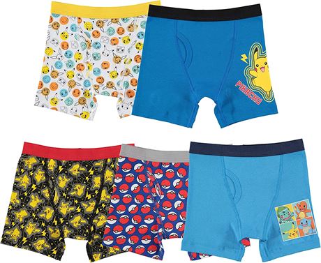 Pokemon Boys' Underwear Multipacks, Size 4