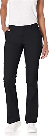 Dickies Women's Slim Fit Boot Cut Leg Twill Pant-Petite/Tall, 16L