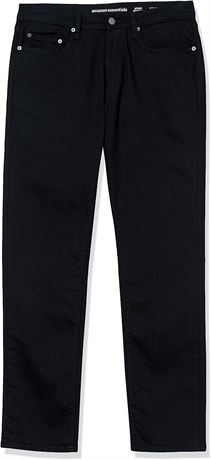 Amazon Essentials Men's Athletic-Fit Stretch Jean, 40W X 34L, Black