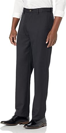 Amazon Essentials Classic-Fit Expandable-Waist Flat-Front Dress Pant, 32x29