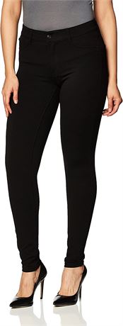 Celebrity Pink Women's Power Ponte Mid Rise Super Skinny