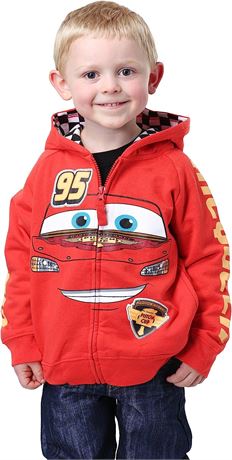 Disney Boys' Cars '95 Hoodie, Small 4