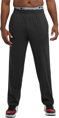 Champion Men's Sweat Lounge Pants, Medium, Black