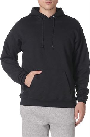 Hanes Men's Pullover EcoSmart Hooded Sweatshirt LARGE