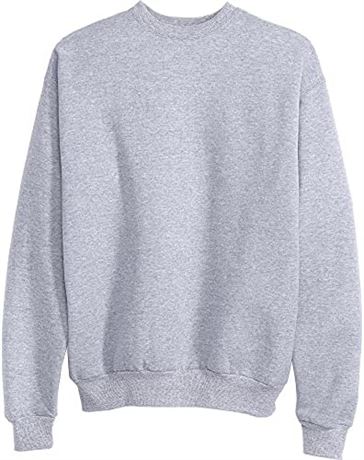 Hanes Men's EcoSmart Fleece Sweatshirt, Medium, Light Steel Gray