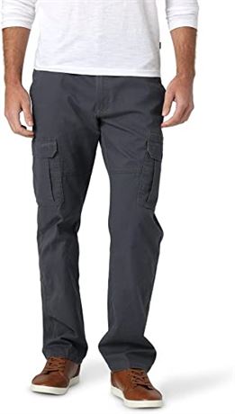 Wrangler Authentics Men's Relaxed Fit Stretch Cargo Pant, 38x30